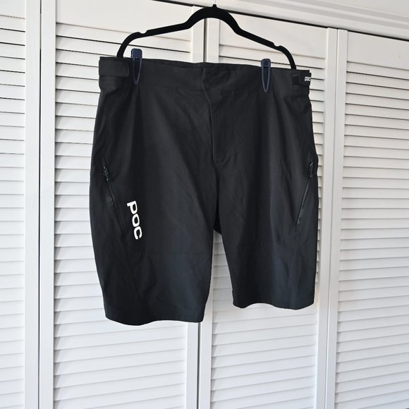 POC Men's XXL Black Quick Dry Bike Shorts | Size XXL - Picture 3 of 8